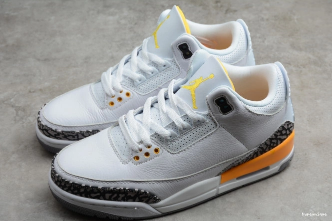 HYPE AIR (W) LASER JORDAN RETRO 3 CK9246-108 ORANGE 0713